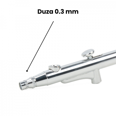 Pistol Aerograf Portabil cu Dubla Actiune HASEPE, 0,3mm, Ideal pentru Vopsire, Nail Art si Machiaj [5]