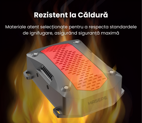 Aparat Anti Rozatoare Auto HASEPE, Ultrasunete 8-56kHz, Anti Soareci si Sobolani, 3 Metode Alimentare, LED Intermitent, Senzor Vibratie, Acoperire 300mp, Masini si Garaje [3]