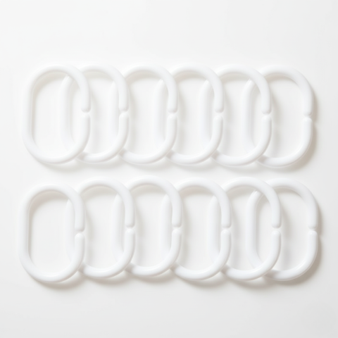 Perdea de dus HASEPE, taupe, 180x200 cm, material PEVA reciclabil, rezistenta si usor de curatat, cu 12 inele incluse [3]