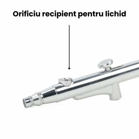 Pistol Aerograf Portabil cu Dubla Actiune HASEPE, 0,3mm, Ideal pentru Vopsire, Nail Art si Machiaj [4]