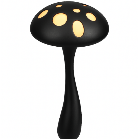 Lampa Solara LED Ciuperca Multicolora HASEPE, Fixare cu Tarus, Rotativa, Ecologica, Baterie Reincarcabila, 18x27cm [0]