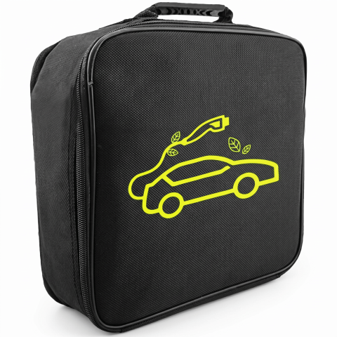 Suporturi auto - Geanta Cabluri Auto HASEPE® Organizator Cabluri Auto Impermeabil, Geanta Depozitare Cabluri Pentru Incarcare Auto, Fermoar Rezistent, Geanta Cabluri Auto Portabila, Organizator Cabluri Auto Durabil, 3