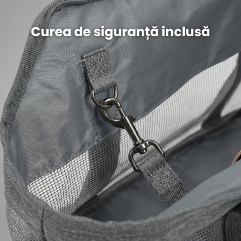 Geanta Transport Animale HASEPE, Tip Marsupiu Pentru Animale De Companie, Geanta Transport Animale Companie Pentru Pisici Si Caini Mici, Geanta Transport Animale Tip Marsupiu Confortabila, Ventilatie [2]