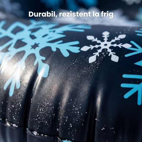 Sanie Gonflabila HASEPE Pentru Adulti 120 Cm, Sanie Gonflabila Cu Manere De Siguranta Intarite, Sezut Adanc Confortabil, Sanie Gonflabila Adulti Pentru Zapada, Material Rezistent La Frig, Utilizare Ia [2]