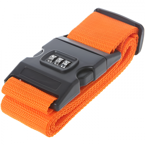 Curea pentru bagaje, cu combinatie pentru siguranta valizei, Portocaliu [0]