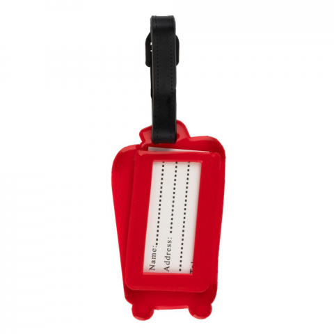 Eticheta Bagaje HASEPE, Model Avion si Masina, 5.5x14 cm, Rosu, Eticheta Valiza Personalizata, Accesoriu de Calatorie pentru Identificare Rapida, Durabila si Versatila [1]