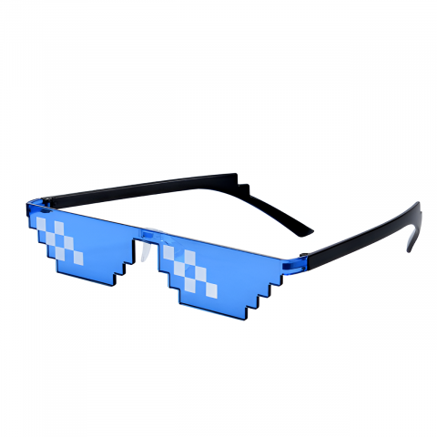 Ochelari petrecere Thug Life Deal With It, Albastru [0]