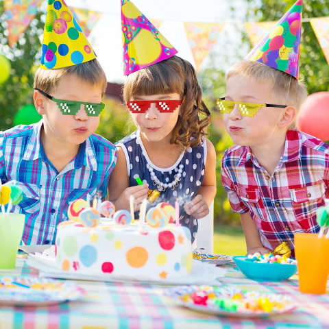 Ochelari petrecere Thug Life Deal With It, Rosu [3]