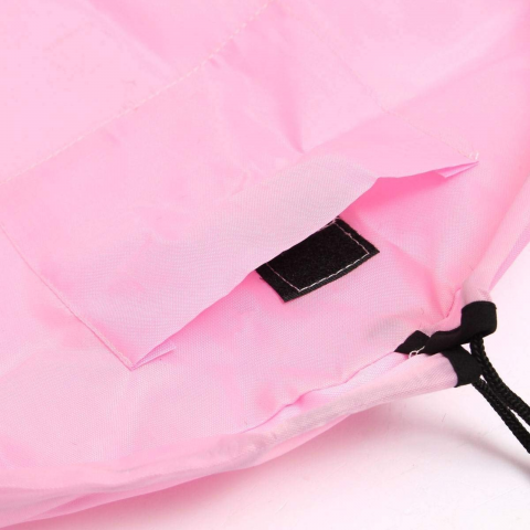 Organizator Jucarii HASEPE, Covoras de Joaca Rotund 2 in 1 cu Sacosa si Snur Retractabil, Diametru 150 cm, Depozitare Rapida, Portabil, Multifunctional, Roz, Poliester Rezistent [3]