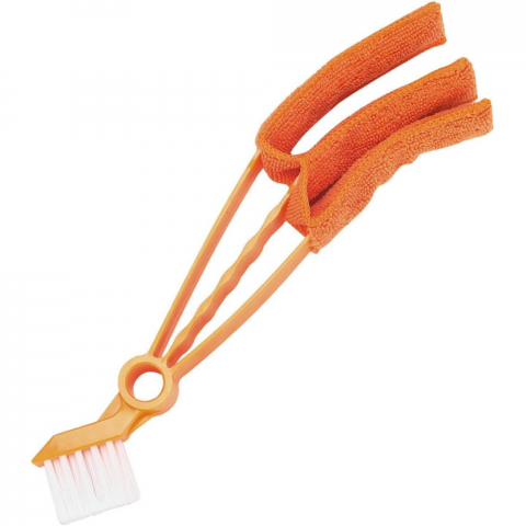 Perie de Curatare 2 in 1 HASEPE, Husa Detasabila, pentru Spatii Inguste, Aer Conditionat , Grile de Ventilatie Masina,  Jaluzele [0]