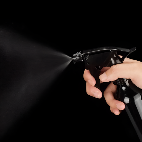 Pulverizator apa pentru frizerie sau coafor, design modern, capat pulverizare reglabil, 300 ml, Negru [2]