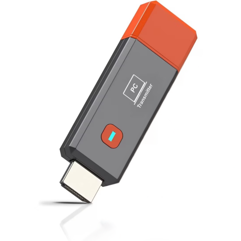 Cabluri si adaptoare - Transmitator HDMI Wireless HASEPE, Full HD 1080P, Plug & Play, 50m Raza, Compatibil PC, TV, Proiector, Consola Gaming – Extender HDMI Fara Fir