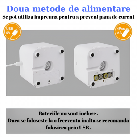Sistem de irigare automat pentru plante, HASEPE, pentru 10 ghivece, udare prin picurare, temporizator pentru apa, programabil, conectare usb sau cu baterii [4]