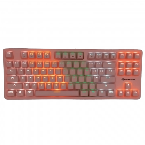 Tastatura Mecanica pentru Gaming, Dark Alien K870, Iluminare RGB, USB Type C [0]