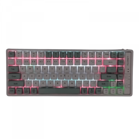 Tastatura Mecanica pentru Gaming, Langtu GK85 Green Edition, Iluminare RGB, Conexiune USB [0]