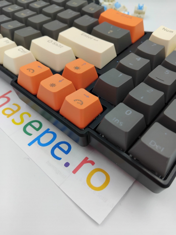 Tastatura Mecanica pentru Gaming, Leaven K780 78 E-Sports, Iluminare RGB, Compatibila Windows si MAC, USB Type C [6]