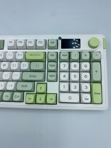 Tastatura pentru Gaming, Langtu L98 Green Edition, Iluminare RGB, Baterie incorporata, Compatibila Windows, Android si iOS, 3 moduri de conectare Wireless 2,4g, Bluetooth 5,1 si USB [6]