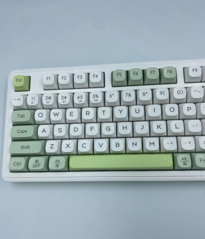 Tastatura pentru Gaming, Langtu L98 Green Edition, Iluminare RGB, Baterie incorporata, Compatibila Windows, Android si iOS, 3 moduri de conectare Wireless 2,4g, Bluetooth 5,1 si USB [7]