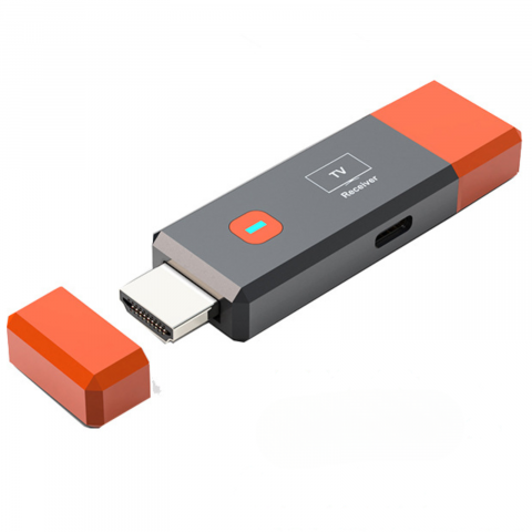 Cabluri si adaptoare - Receptor HDMI Wireless HASEPE, Full HD 1080P, Plug & Play, 50m Raza, Compatibil PC, TV, Proiector, Consola Gaming – Extender HDMI Fara Fir