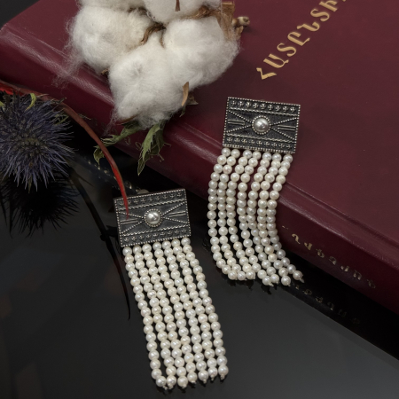 CERCEI CU PIETRE - Cercei din argint Keran