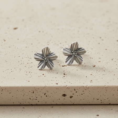 CERCEI FĂRĂ PIETRE - Cercei din argint Manușak