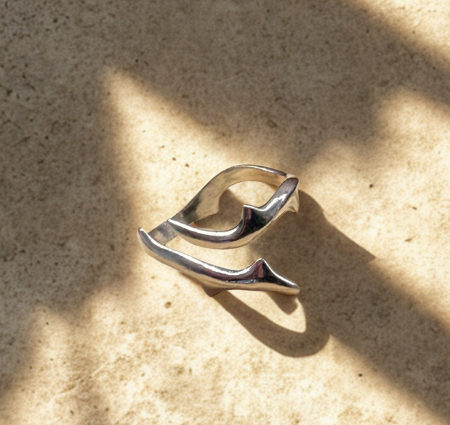 INELE - Inel reglabil din argint Varti puș