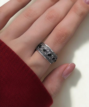 INELE - INEL REGLABIL DIN ARGINT  Muș