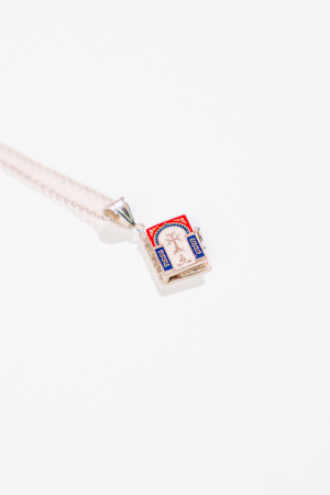 Pandantiv-cărticică din argint cu lanț Tatăl Nostru [6]