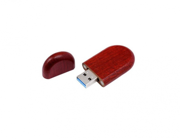 Memorie Usb 3.0 Lemn Model Oval [1]