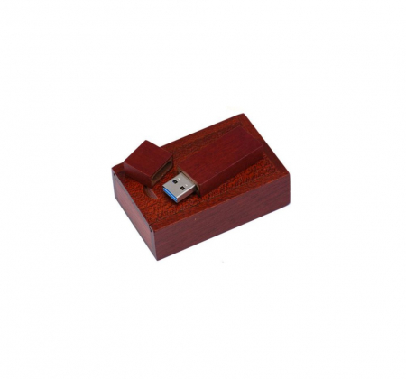 Cutie si Stick Usb 3.0 Lemn Model Dreptunghiular [1]