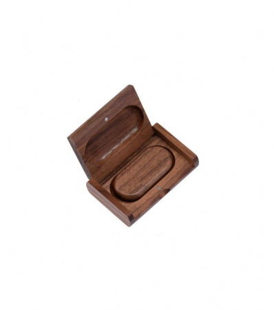 Cutie si Stick Usb 3.0 Lemn Model Oval [6]