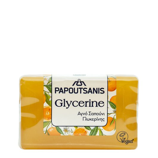 Sapun cu Glicerina Pura, Galben, Parfum Portocale, 125g, Papoutsanis [1]