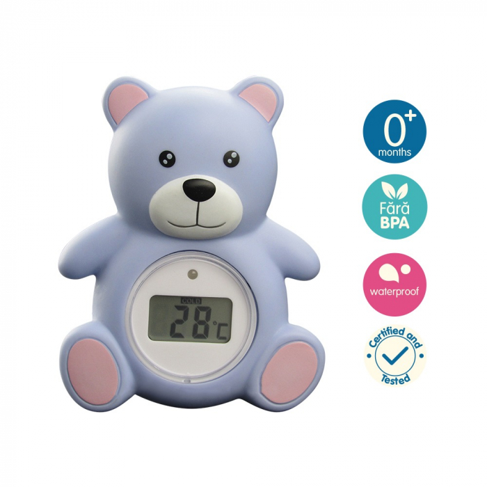Termometru de baie EASYCARE BABY digital, 2in1, ursulet - 1 - 6425756601662 [2]