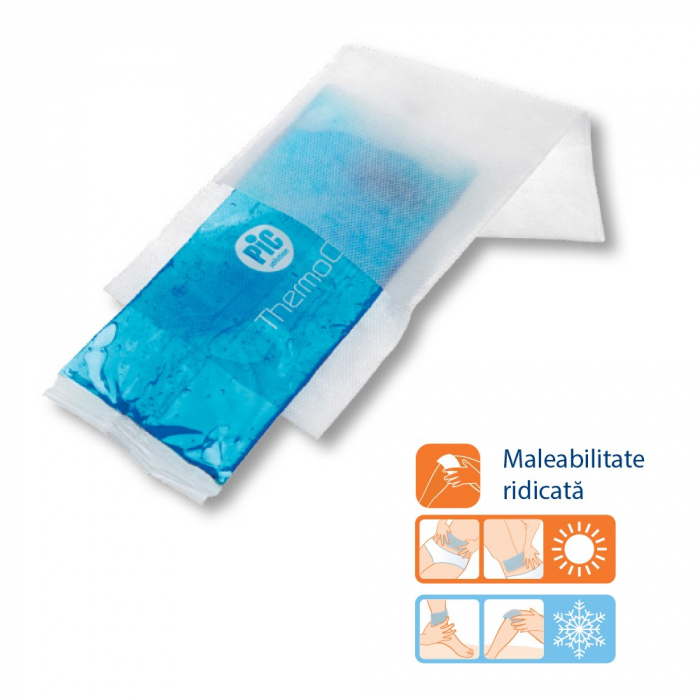 ThermoGel - Compresa Reutilizabila pentru Terapia Cald / Rece, 10 x 26cm, Pic Solution [2]