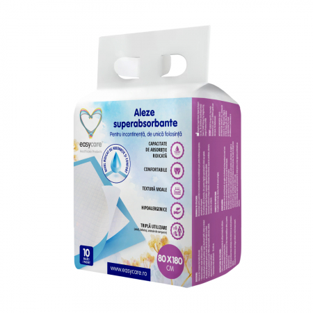 Toate Produsele - EASYCARE-Aleze-incontinenta-80-x-180cm-10-buc-pachet-1