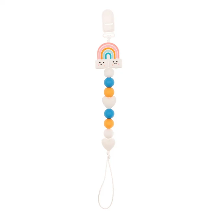 Toate Produsele - colier-pentru-suzeta-din-silicon-coccorito-rainbow