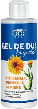 Toate Produsele - Gel de dus Terapeutic cu Galbenele, Propolis si Miere, 200ml