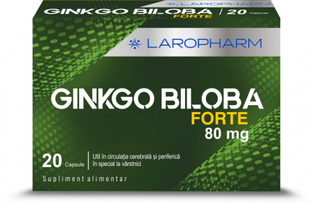 Sanatate zilnica - Ginkgo Biloba FORTE 80mg * 20 capsule