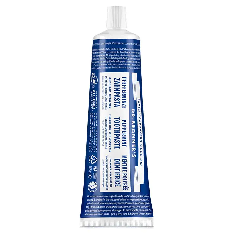 Toate Produsele - Pasta de Dinti Organica, Menta (Peppermint), 105 ml