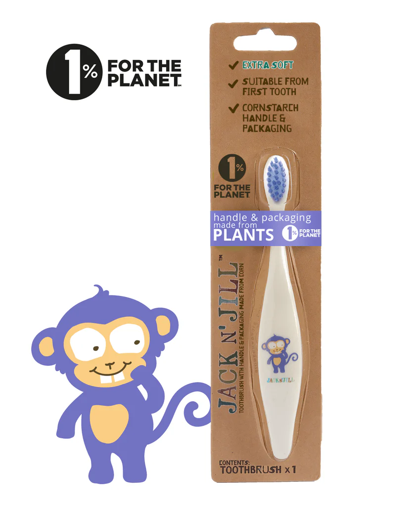 Toate Produsele - Periuta_de_dinti_ECO_pentru_bebe_si_copii,_monkey_1_-_Jack_n_Jill