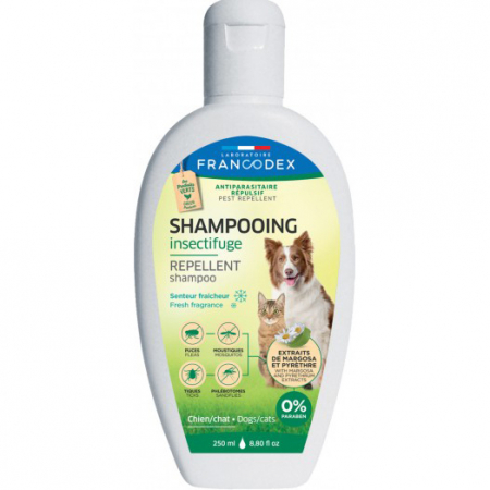 Repelente - sampon-repelent-fresh-pt-caini-si-pisici-francodex