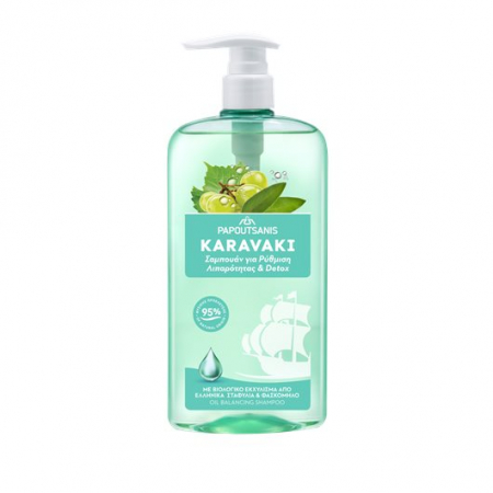 Toate Produsele - karavaki-sampon-par-gras-detox-600ml-normal