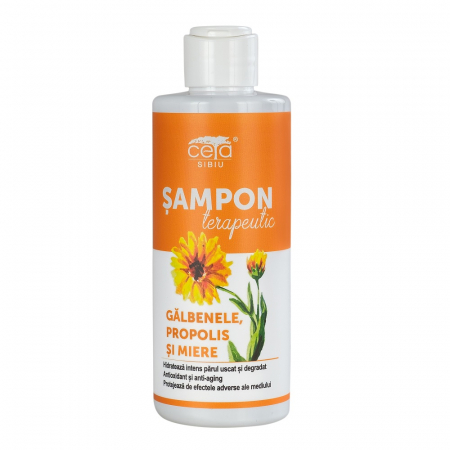 Ingrijire par - Sampon Terapeutic cu Galbenele, Propolis si Miere, 200ml