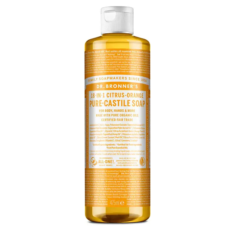 Organic Corner - Sapun Organic de Castilia 18-in-1, Citrice,  475 ml