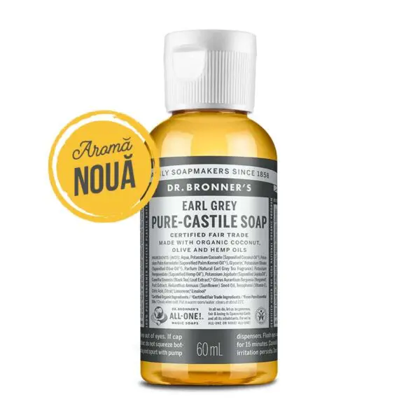 Organic Corner - Dr-Bronner-Sapun-Lichid-Organic-Earl-Grey-60ml-NOU-600x600