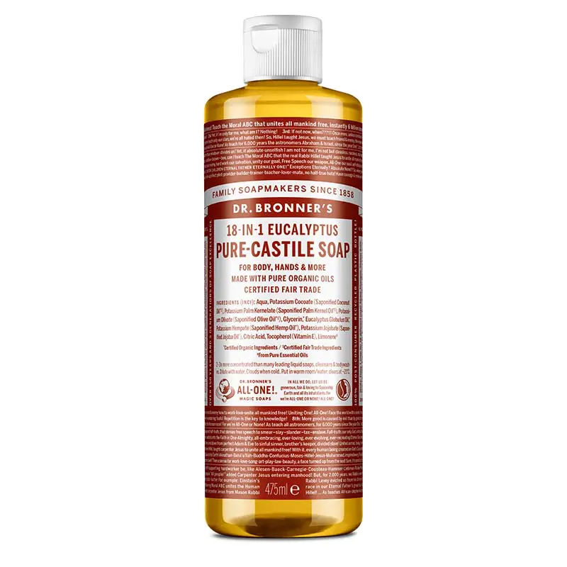 Organic Corner - Sapun Organic de Castilia 18-in-1, Eucalipt, 475 ml
