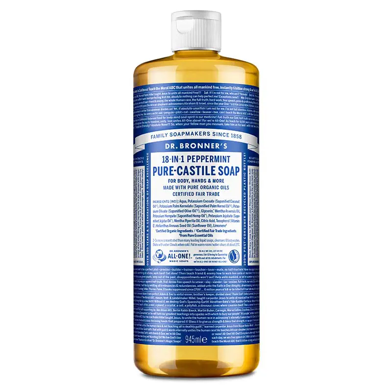Gel de dus - Dr-Bronner-Sapun-Lichid-Organic-Menta-945ml