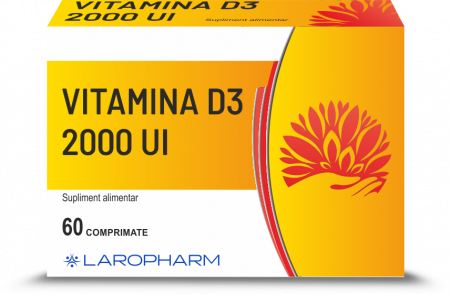 Toate Produsele - Vitamina D3 2000 UI * 60 cpr.