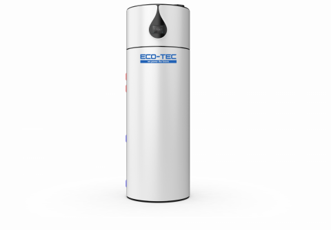 Boilere pentru pompe de căldură - Boiler cu pompă de căldură din inox ECO-TEC BECP200-SAV – 200L, R290