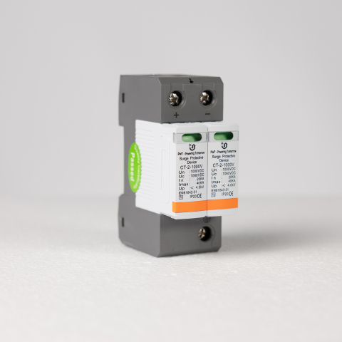 Descărcător de Tensiune Fotovoltaic DC 1000V, SPD 2P (Tip II), Protecție Panouri Solare [1]